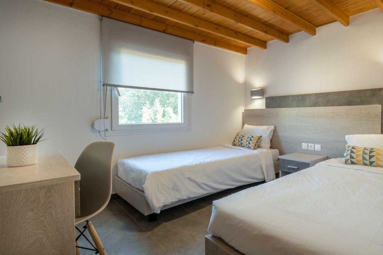 Camping Linaraki Apartments & Bungalows Сикия Экстерьер фото